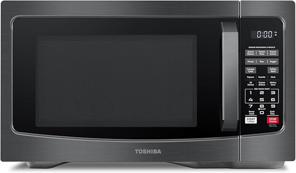 compact countertop microwave oven