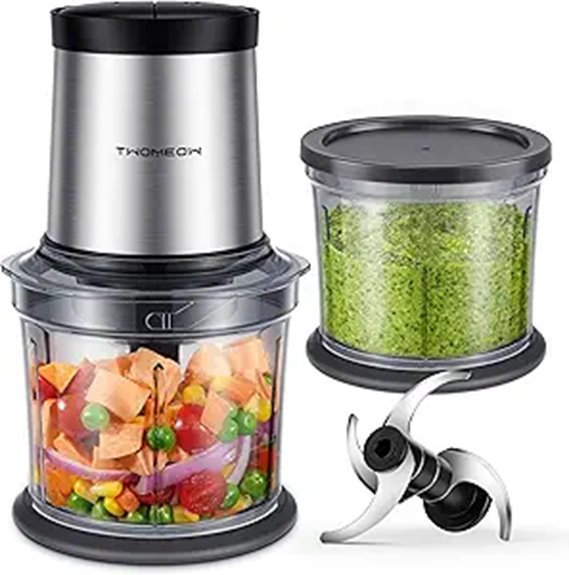 compact electric food chopper