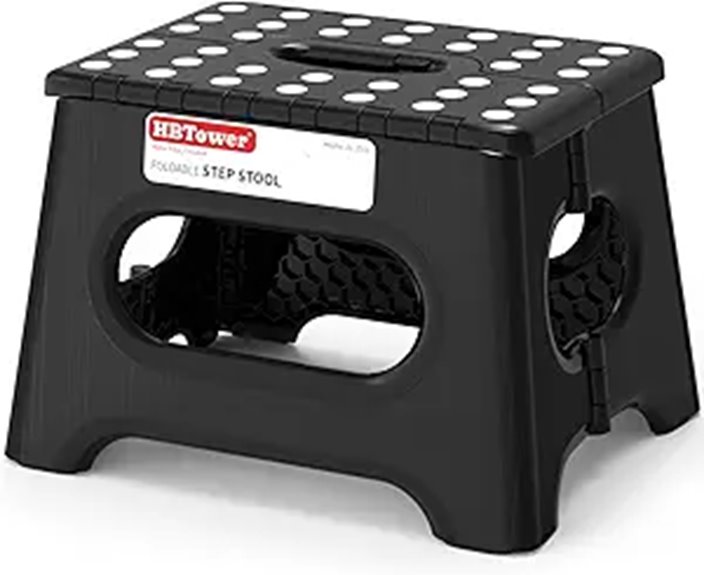 compact folding step stool