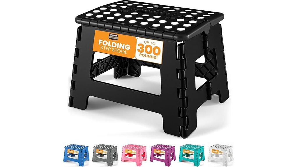 compact folding step stool