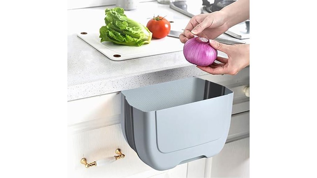 compact kitchen cabinet waste