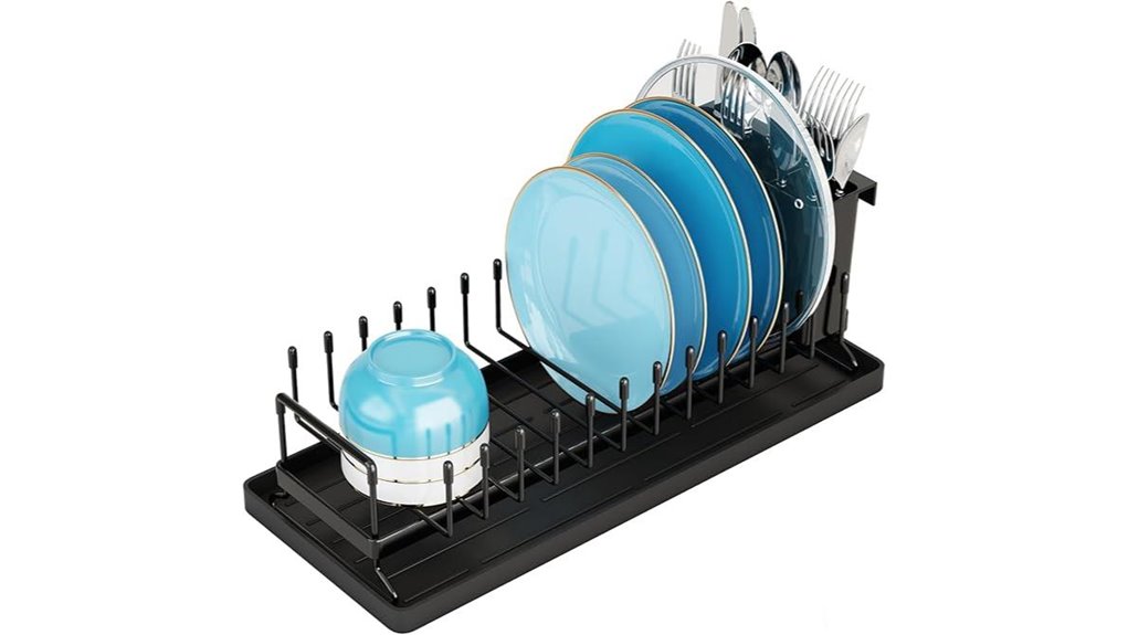 compact kitchen dish organizer