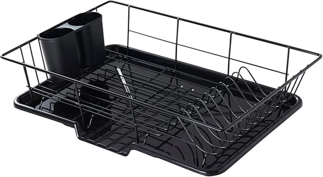 compact kitchen dish organizer
