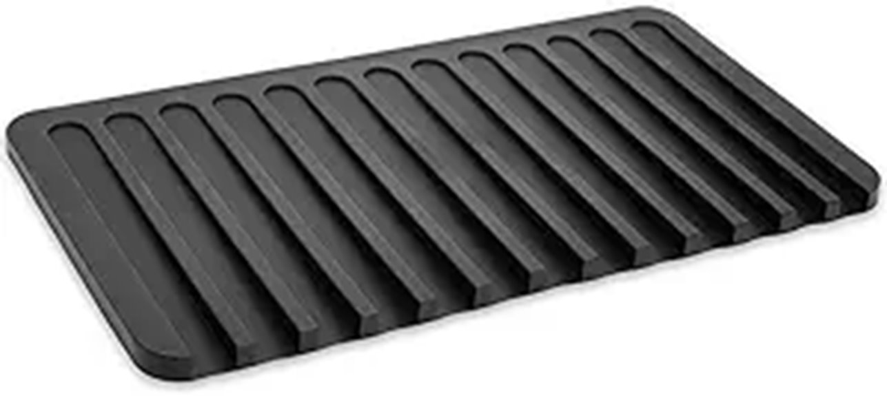compact silicone drying mat