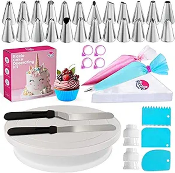 complete cake decorating set
