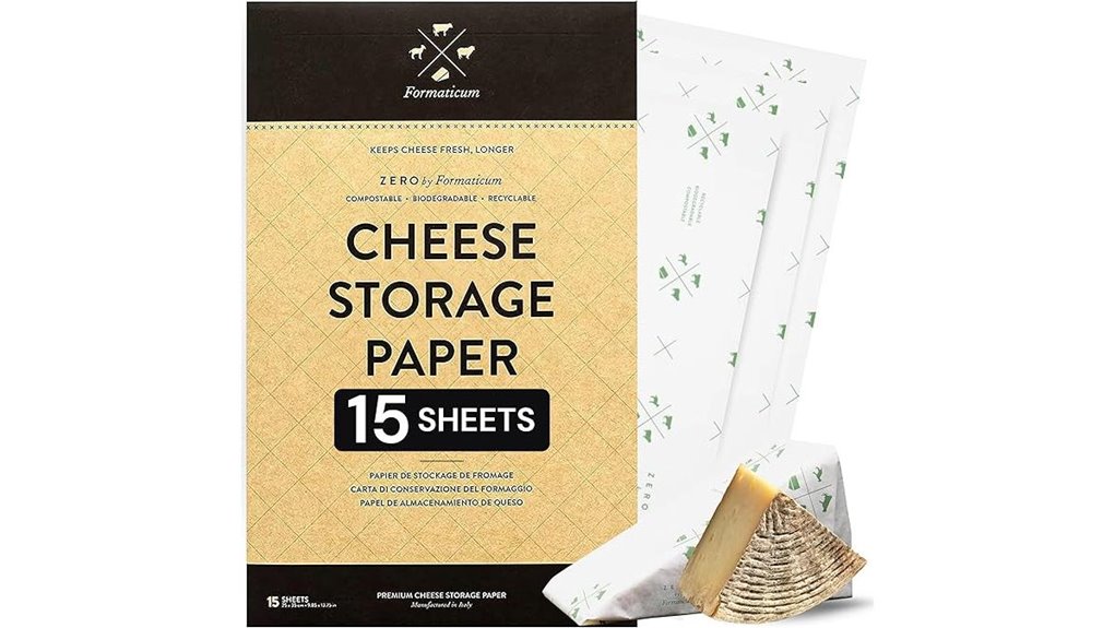 compostable cheese storage paper