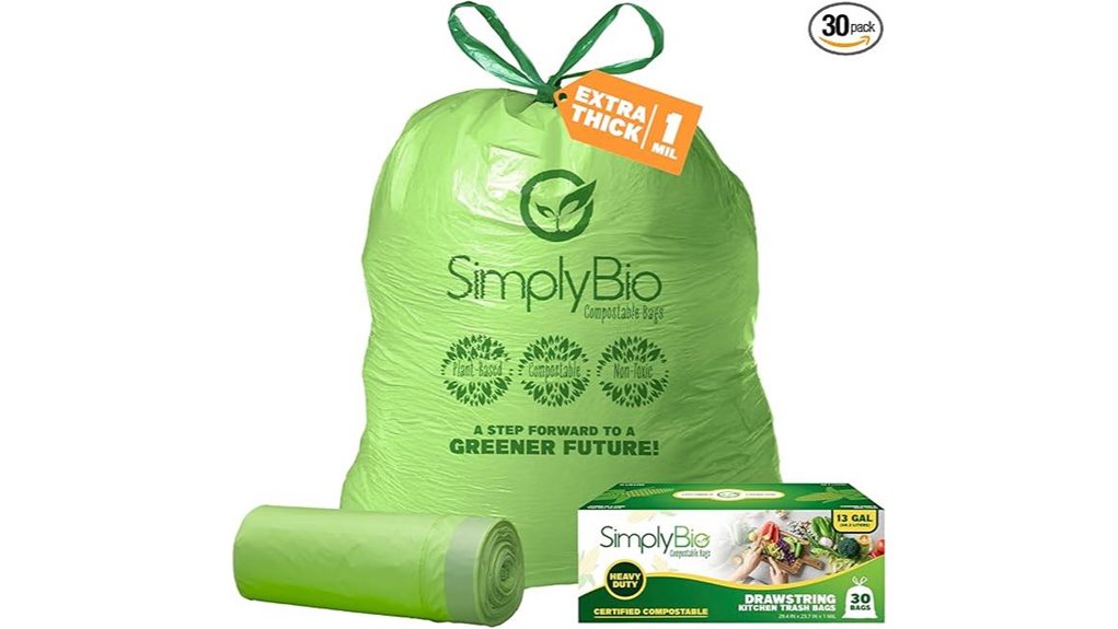 compostable trash bags pack
