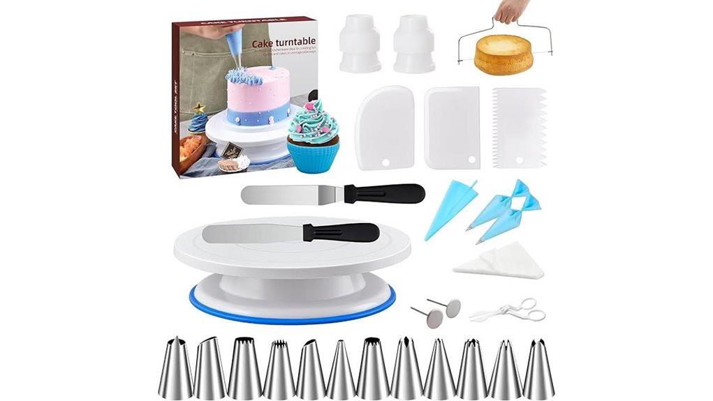 comprehensive cake decorating set