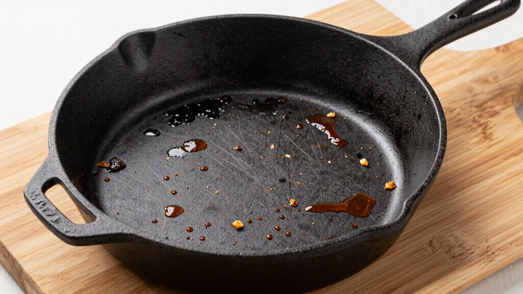 compromised seasoning causes stickiness