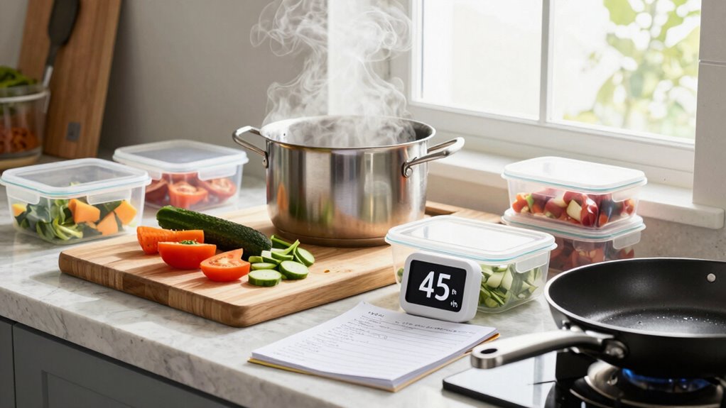 cook efficiently meal prep