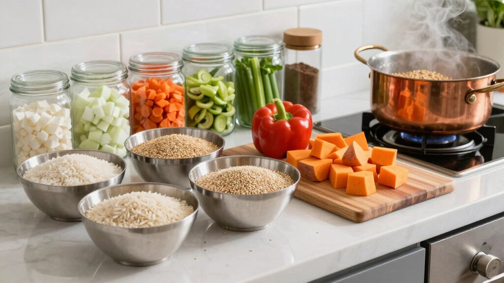 cook grains weekly batch