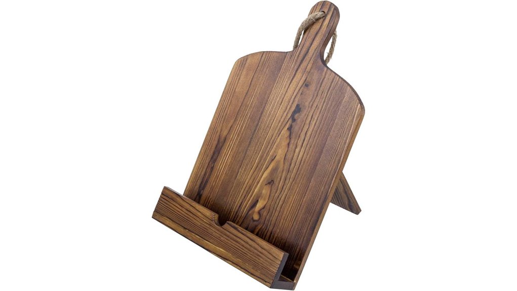 cookbook stand with design