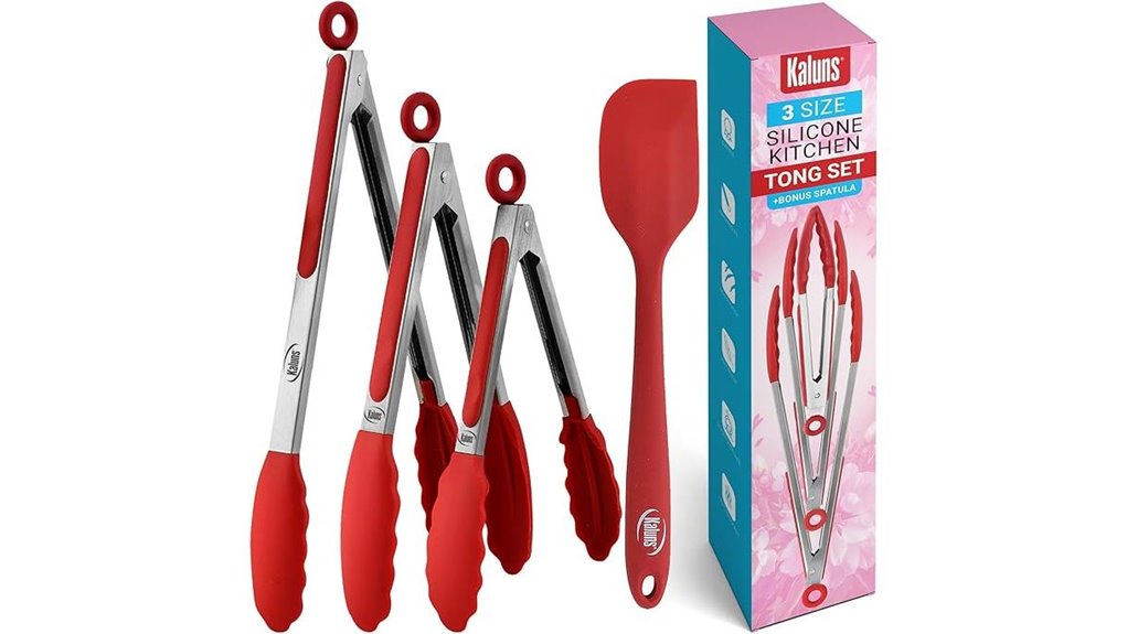 cooking and grilling tongs