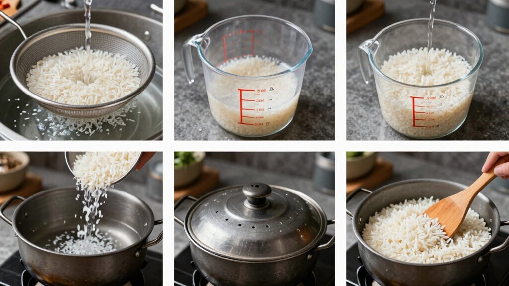 cooking rice without equipment