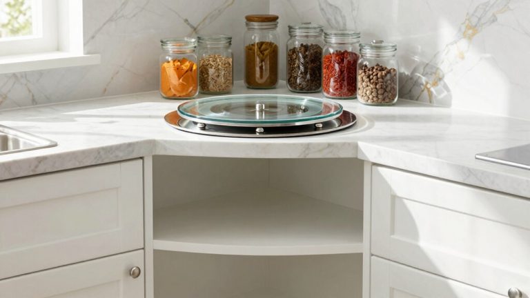 corner cabinet lazy susans