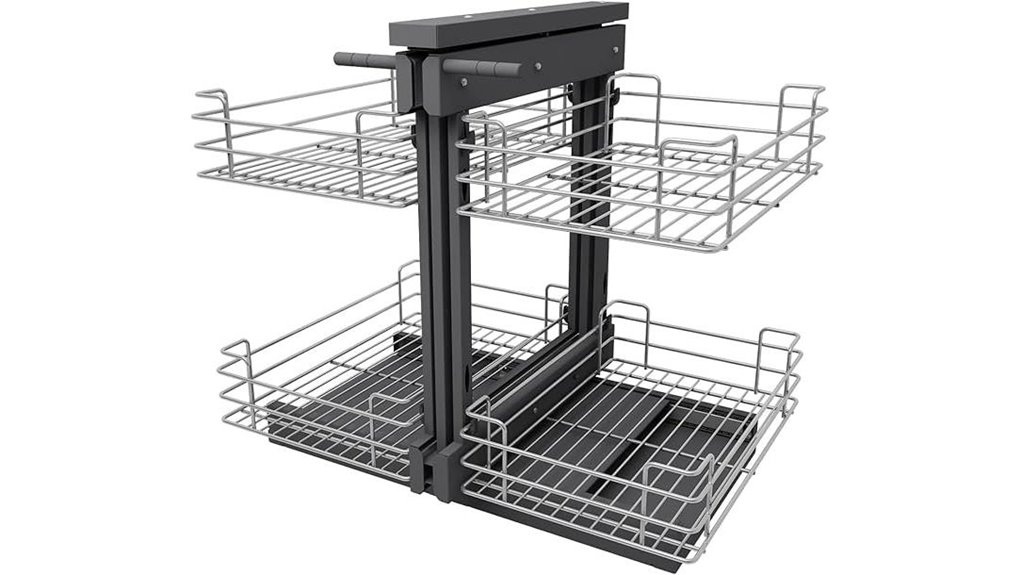 corner cabinet pull out organizer