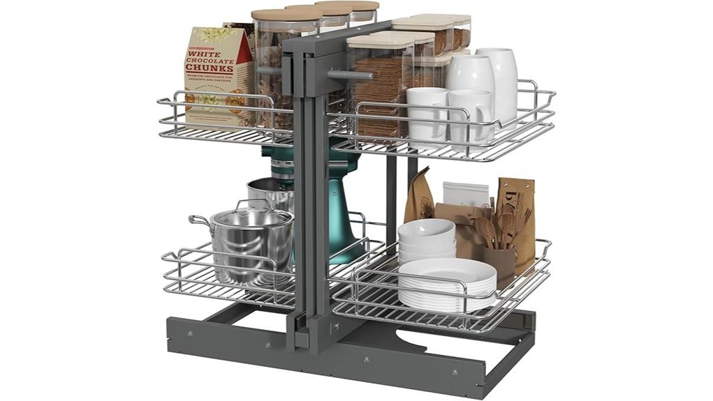 corner cabinet pull out shelf