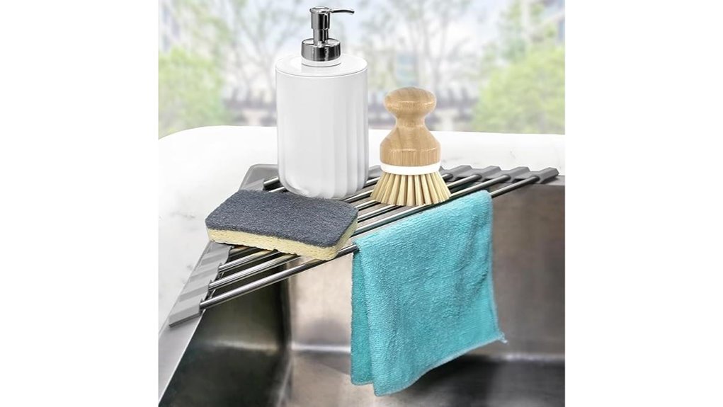 corner kitchen drying solution