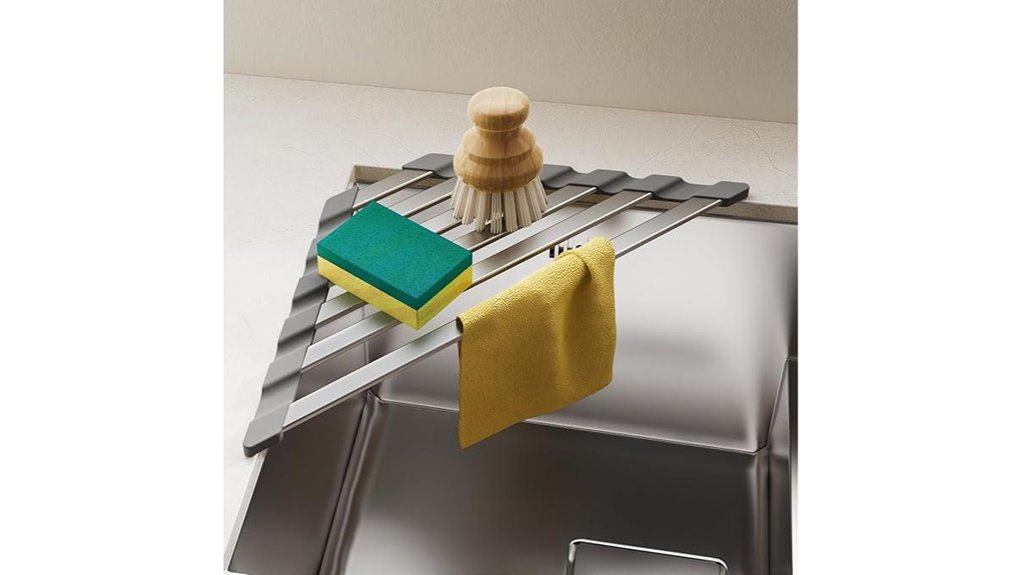 corner sink dish drying