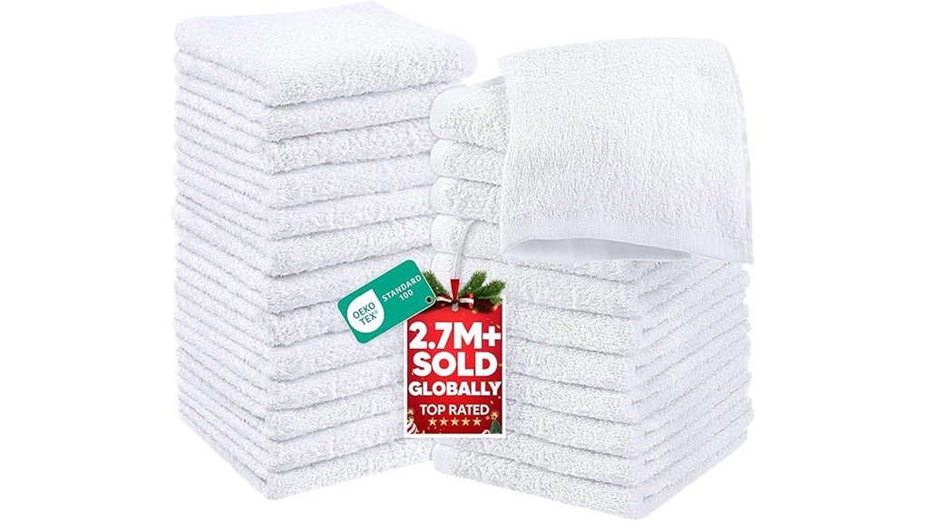 cotton washcloths pack set