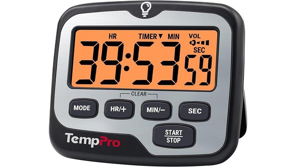 countdown timer with backlight