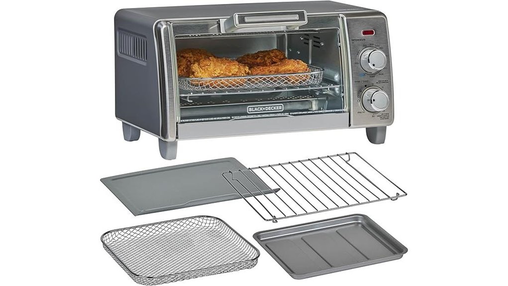 crisp and bake toaster oven