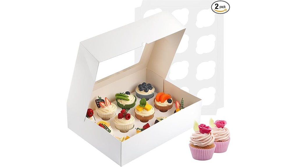 cupcake containers with windows