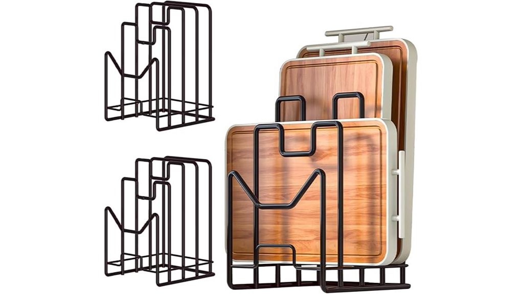 cutting board with slots