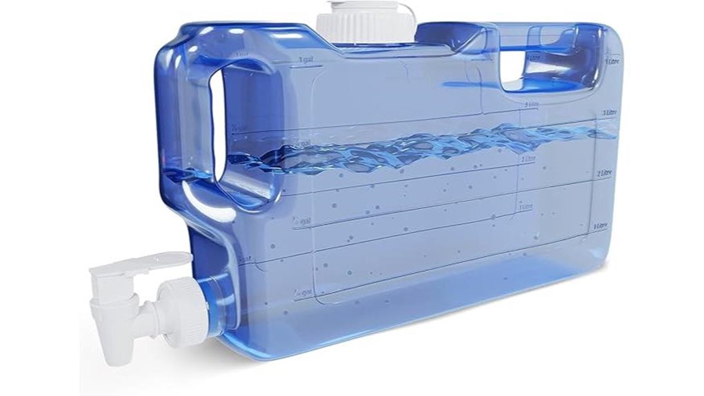 dark blue water dispenser