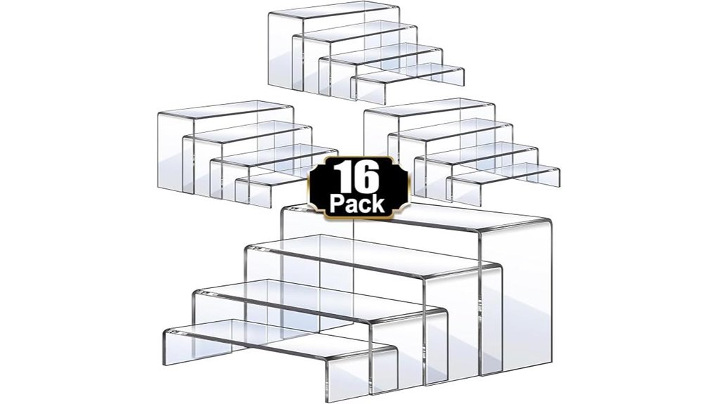decorative acrylic display risers
