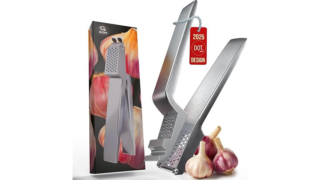 detachable handle garlic press