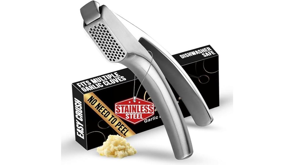 detachable handle garlic press