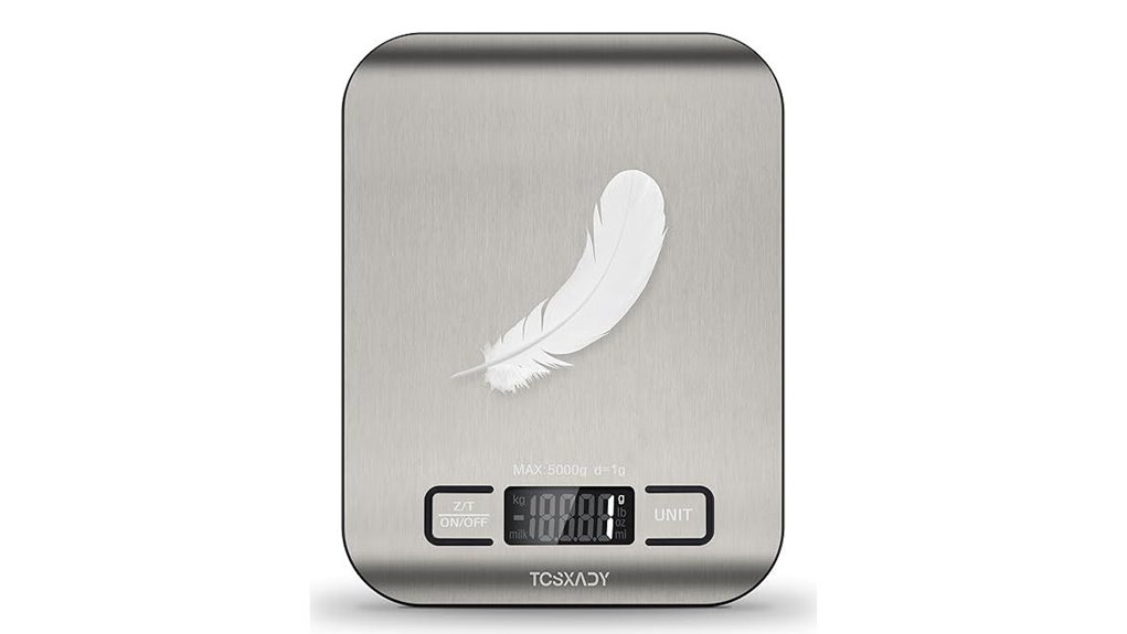 digital kitchen scale display