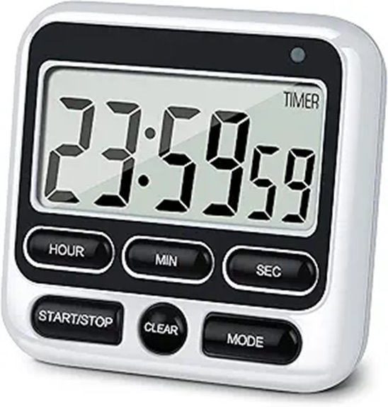 digital kitchen timer features