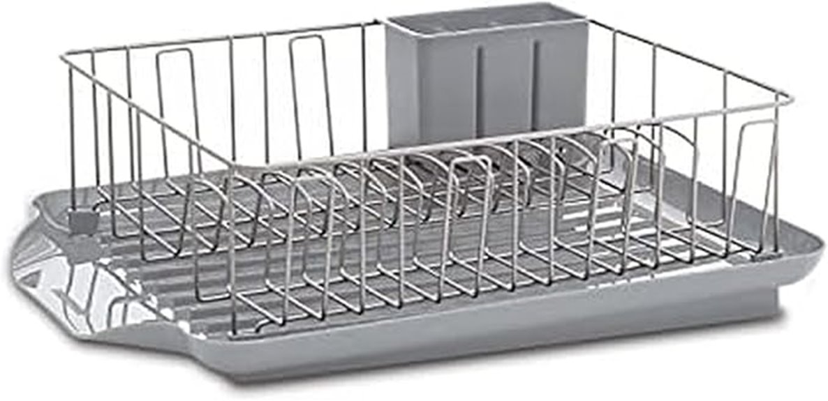 dish drying rack set