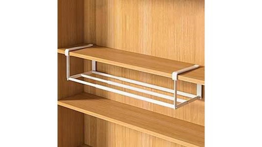 dorm room shoe organization