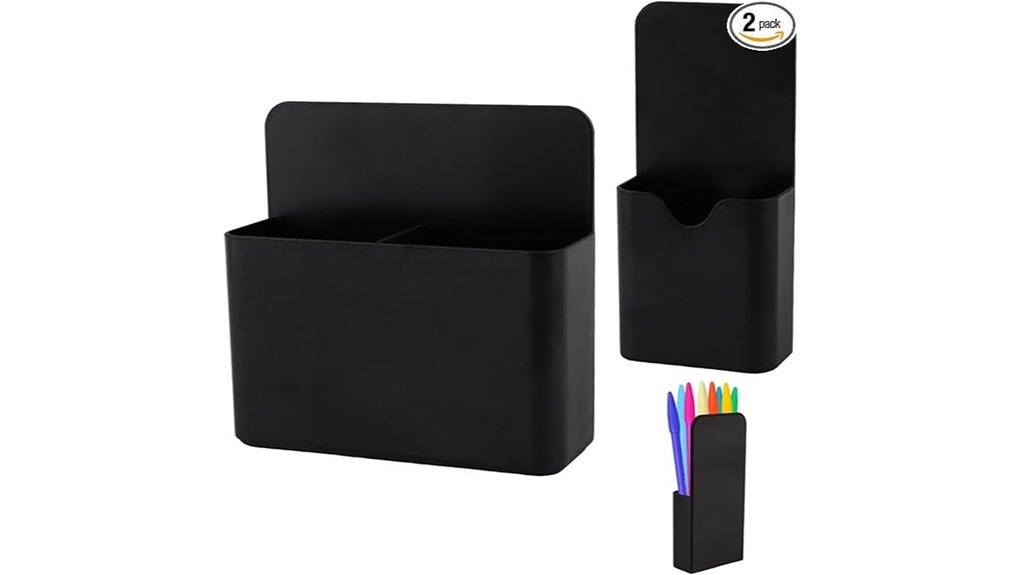 dual magnetic pen holders