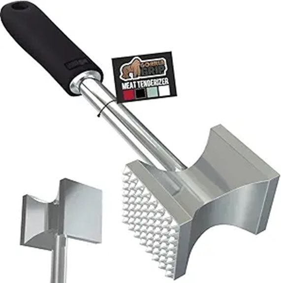dual sided meat tenderizer tool