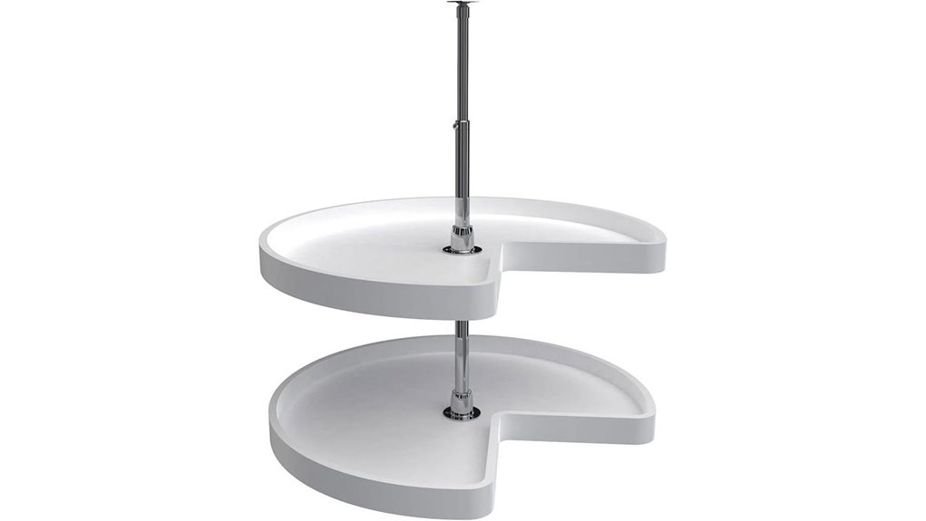 dual tier lazy susan