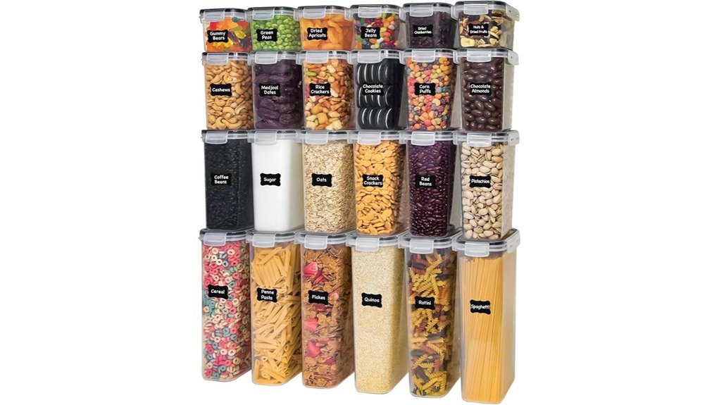 durable airtight food storage