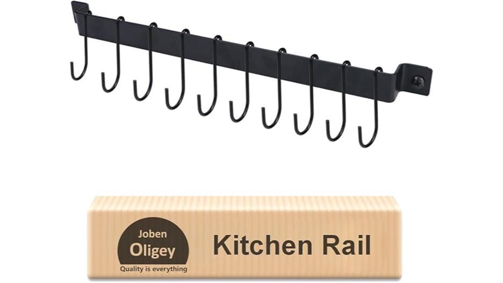 durable black iron holder