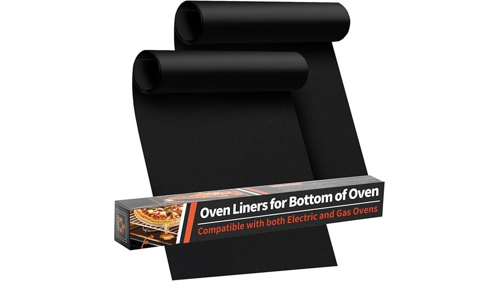 durable black oven liners