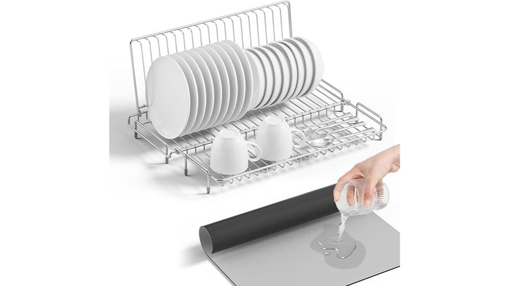 durable collapsible dish rack