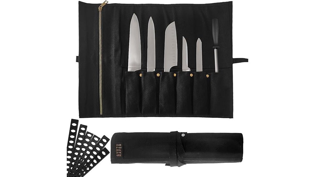 durable knife roll bag