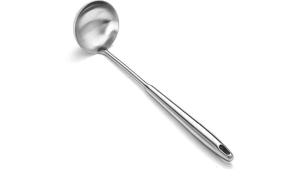 durable long handled ladle