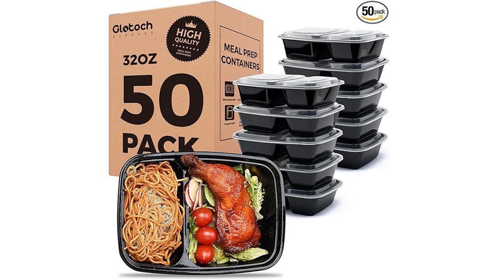 durable meal prep containers
