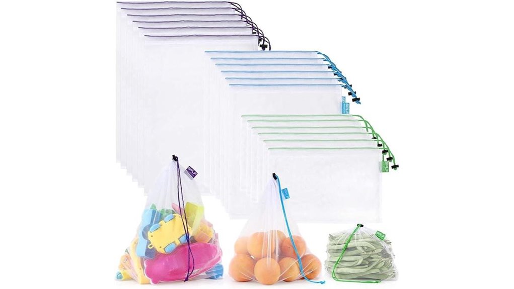 durable mesh produce bags
