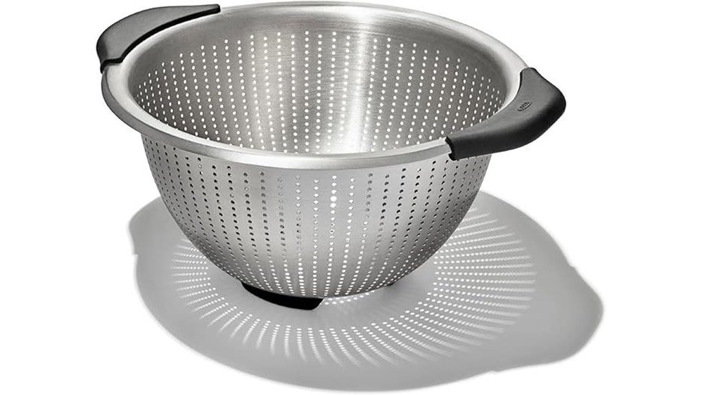 durable stainless steel colander