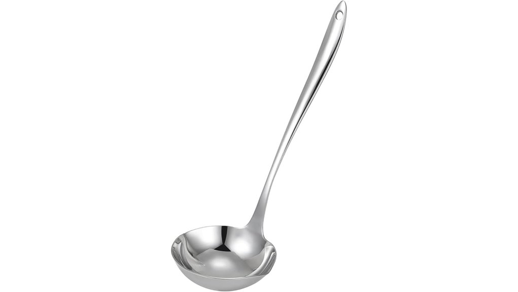 durable stainless steel ladle