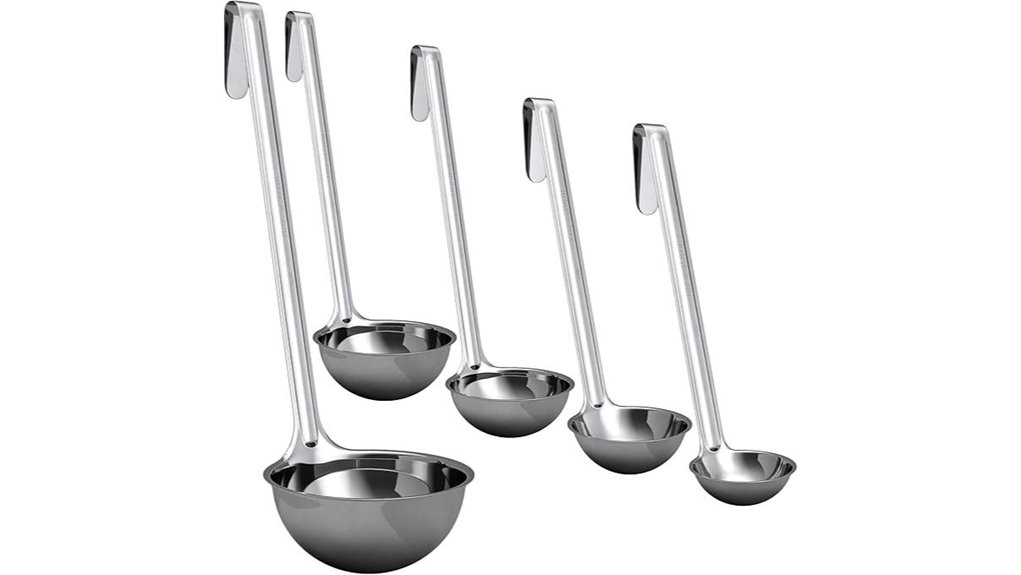 durable stainless steel ladles
